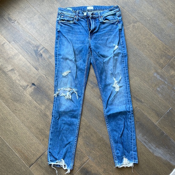 Mother Jeans - The Flirt/Cold Feet - destroyed - size 27 - Picture 3 of 9